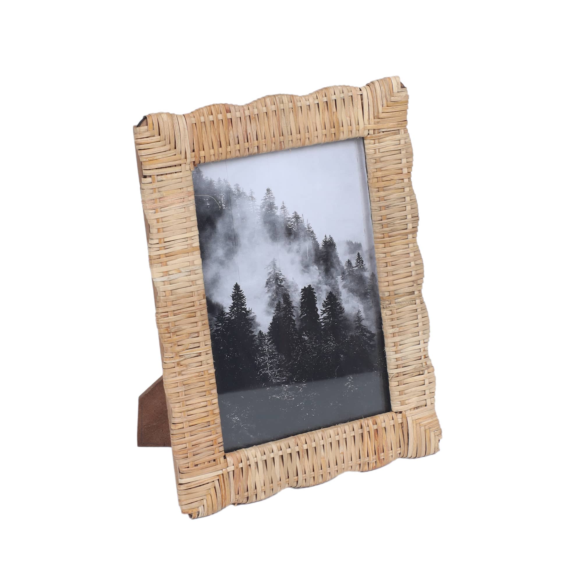 5" x 7" Scalloped Rattan Tabletop Frame, Treasured Finds by Ashland®
